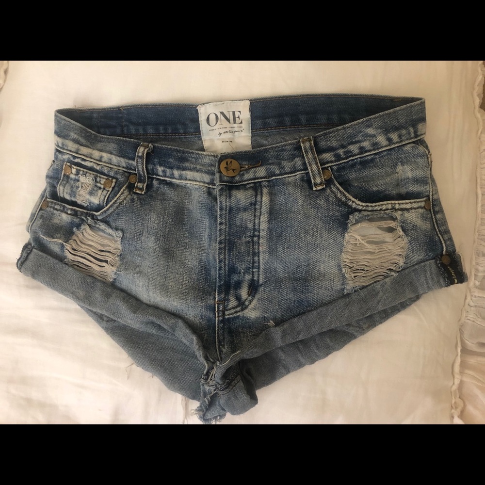 one teaspoon denim shorts